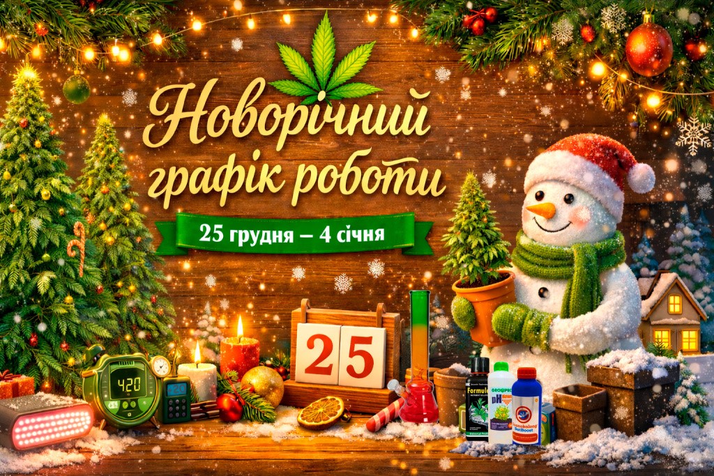 Графік роботи на новорічні свята GrowPro