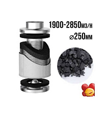 Фильтр угольный PRO VF  250 мм (1900/2850м3)