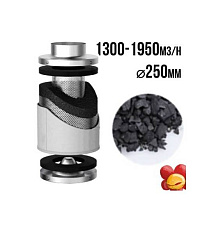 Фильтр угольный PRO VF  250 мм (1300/1950м3)