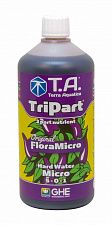 Минеральное удобрение Terra Aquatica Tripart Micro HW (GHE FloraMicro HW) (1L)