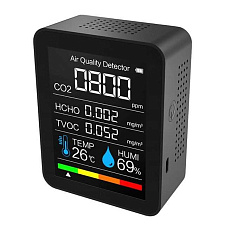 Монитор СО2, анализатор качества воздуха, температуры и  влажности 