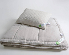 Одеяло конопляное Ukono "Winter" лен серый 400 г/м2 (200*215см)