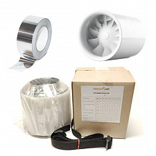 Комплект вентиляції Quietline 150 мм + Фільтр вугільний Fresh Air 360/480 125 мм