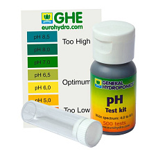 Жидкий тестер Terra Aquatica (GHE) pH test kit 30 ml