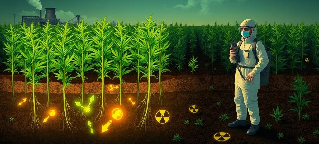 Конопля очищает почву от токсинов