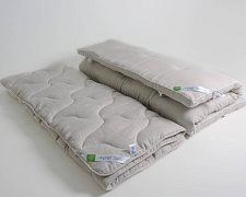 Топпер конопляный Ukono Comfort лен серый 500 г/м2 (180*200см)